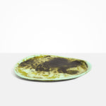 Dinosaur Designs Large Pebble Platter Serving Platters in Malachite Colour resin