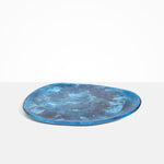 Dinosaur Designs Large Pebble Platter Serving Platters in Sky Colour resin