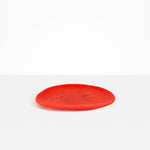 Dinosaur Designs Large Temple Platter in Poppy Colour resin.