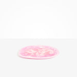 Dinosaur Designs Large Temple Platter in Shell Pink Colour resin.