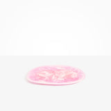 Dinosaur Designs Large Temple Platter in Shell Pink Colour resin.