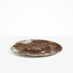 Dinosaur Designs Long Temple Platter in Cappuccino Colour resin