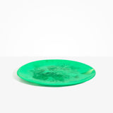 Dinosaur Designs Long Temple Platter in Leaf Colour resin..
