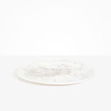Dinosaur Designs Long Temple Platter in Snow Swirl Colour resin..