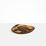 Dinosaur Designs Pebble Plate in Dark Horn Colour resin