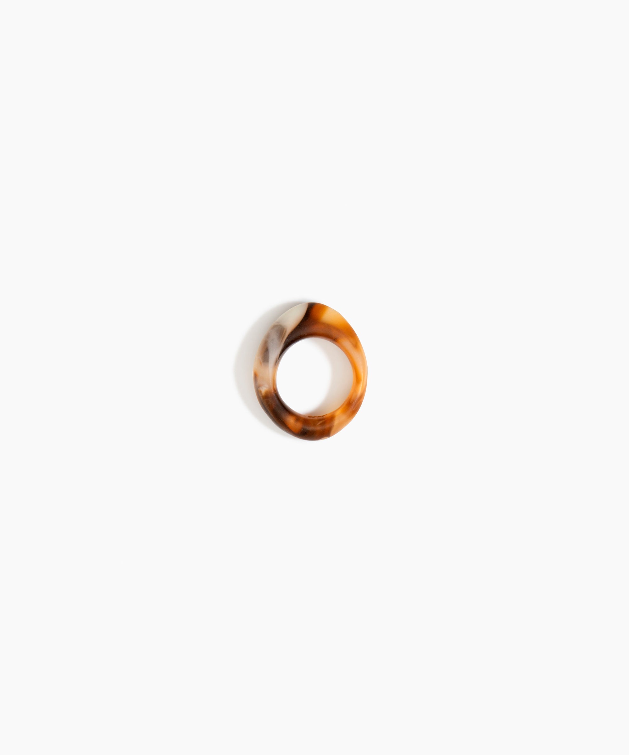 Dinosaur Designs RGERTSLA SLATE ring LIGHT HORN .