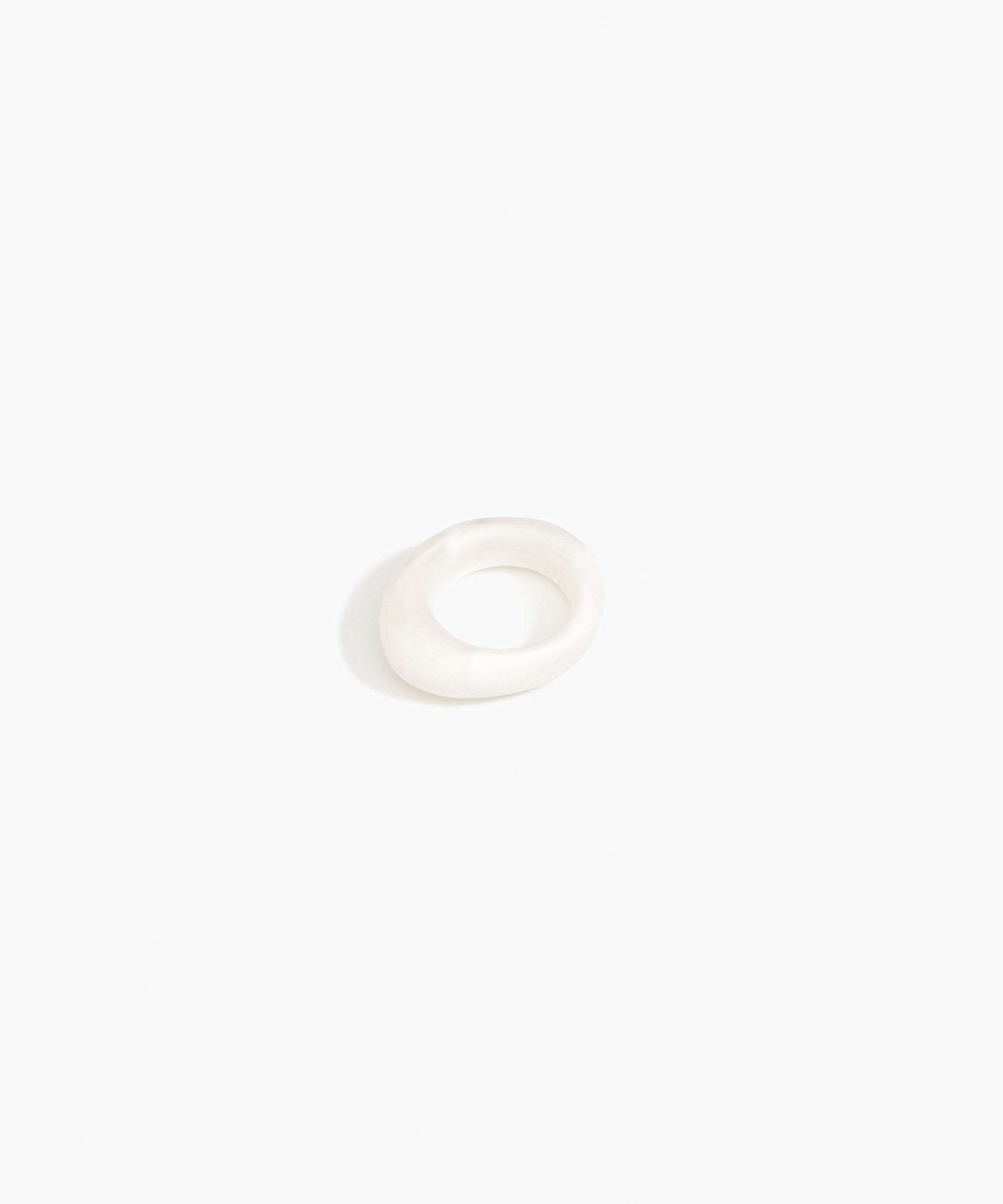 Dinosaur Designs RGERTSLA SLATE ring SNOW SWIRL..