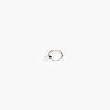 LO Collections Small Mungbean Ring in 925 Sterling Silver Material..