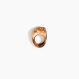 Dinosaur Designs RGPLNPEB pebble ring LIGHT HORN .