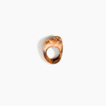 Dinosaur Designs RGPLNPEB pebble ring LIGHT HORN ..