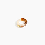 Dinosaur Designs Round Rock Ring in Light Horn Colour resin.