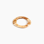 Dinosaur Designs Small Drift Bangle in Light Horn Colour resin with Wide Fit...