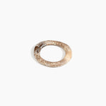 Dinosaur Designs Drift Wishbone Bangle in Cappuccino Colour resin with Wide Fit.
