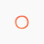 Dinosaur Designs Wishbone Bangle Bracelets in Lychee Colour resin with Narrow Fit