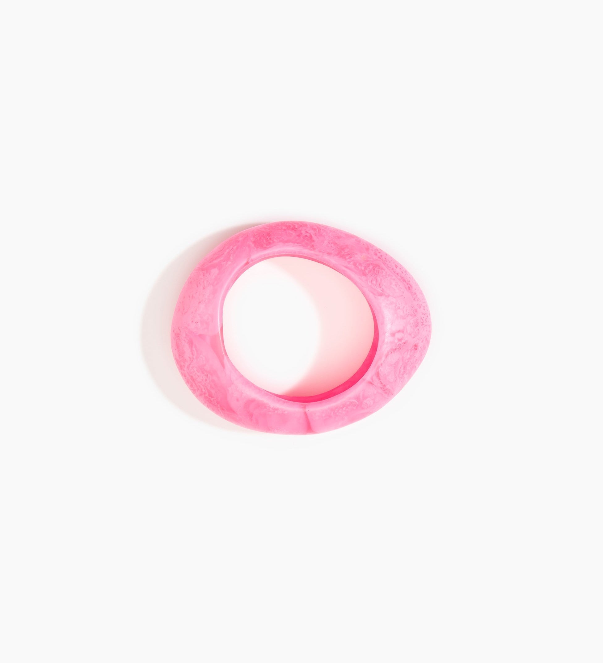 Dinosaur Designs Medium Rock Bangle Bracelets in Parakeet Colour resin with Wide Fit