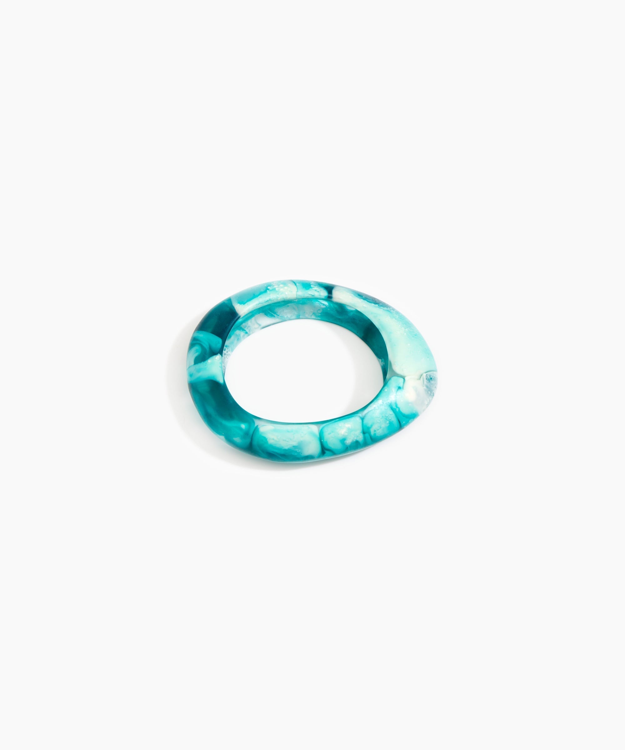 Dinosaur Designs SBRCKSML small rock bangle LAGOON..