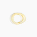 Dinosaur Designs Small Rock Bangle in Lemon Colour resin with Wide Fit