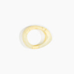 Dinosaur Designs Small Rock Bangle in Lemon Colour resin with Wide Fit..
