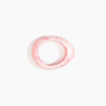 Dinosaur Designs Small Rock Bangle in Shell Pink Colour resin with Wide Fit