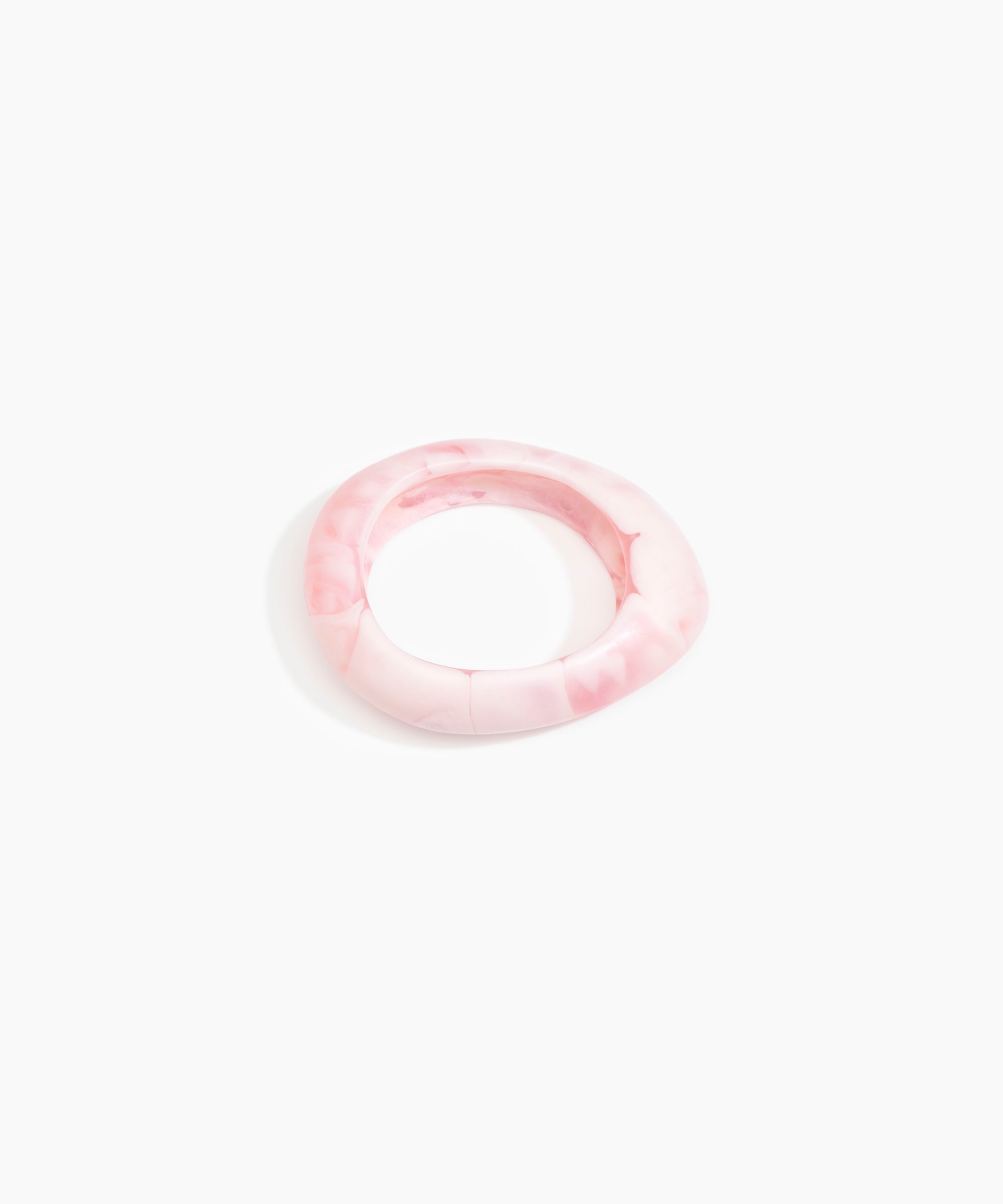 Dinosaur Designs SBRCKSML small rock bangle SHELL PINK.