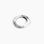 Dinosaur Designs SBRCKSML small rock bangle WHITE MARBLE..