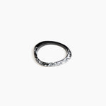 Dinosaur Designs SBRCKWBN rock wishbone bangle BLACK MARBLE