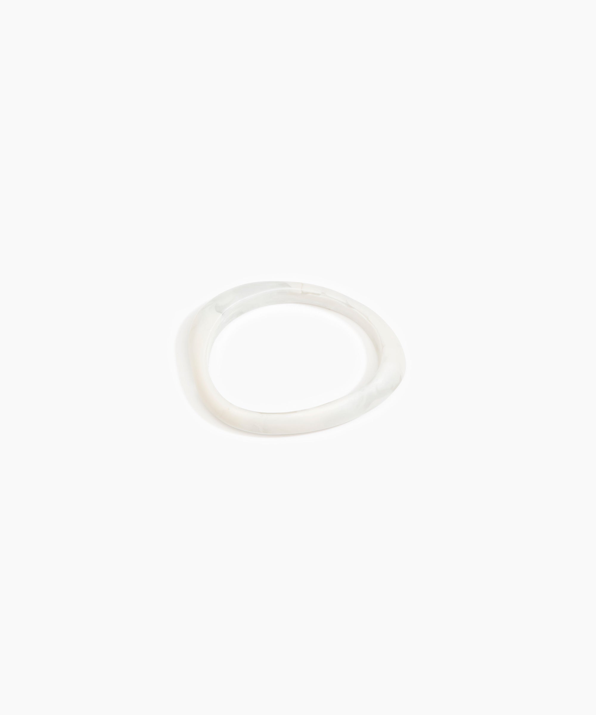 Dinosaur Designs SBRCKWBN rock wishbone bangle CHALK SWIRL..