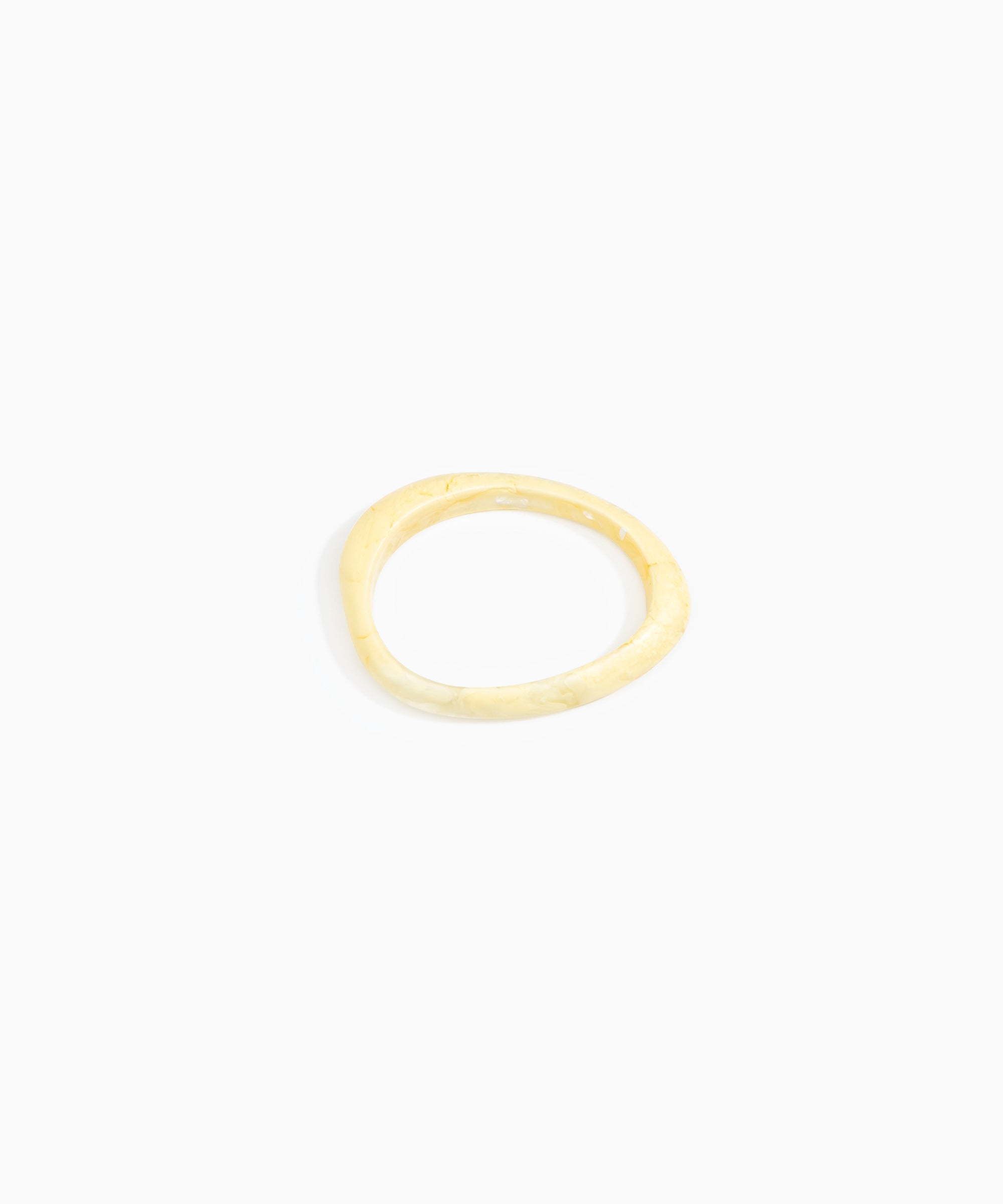 Dinosaur Designs SBRCKWBN rock wishbone bangle LEMON..