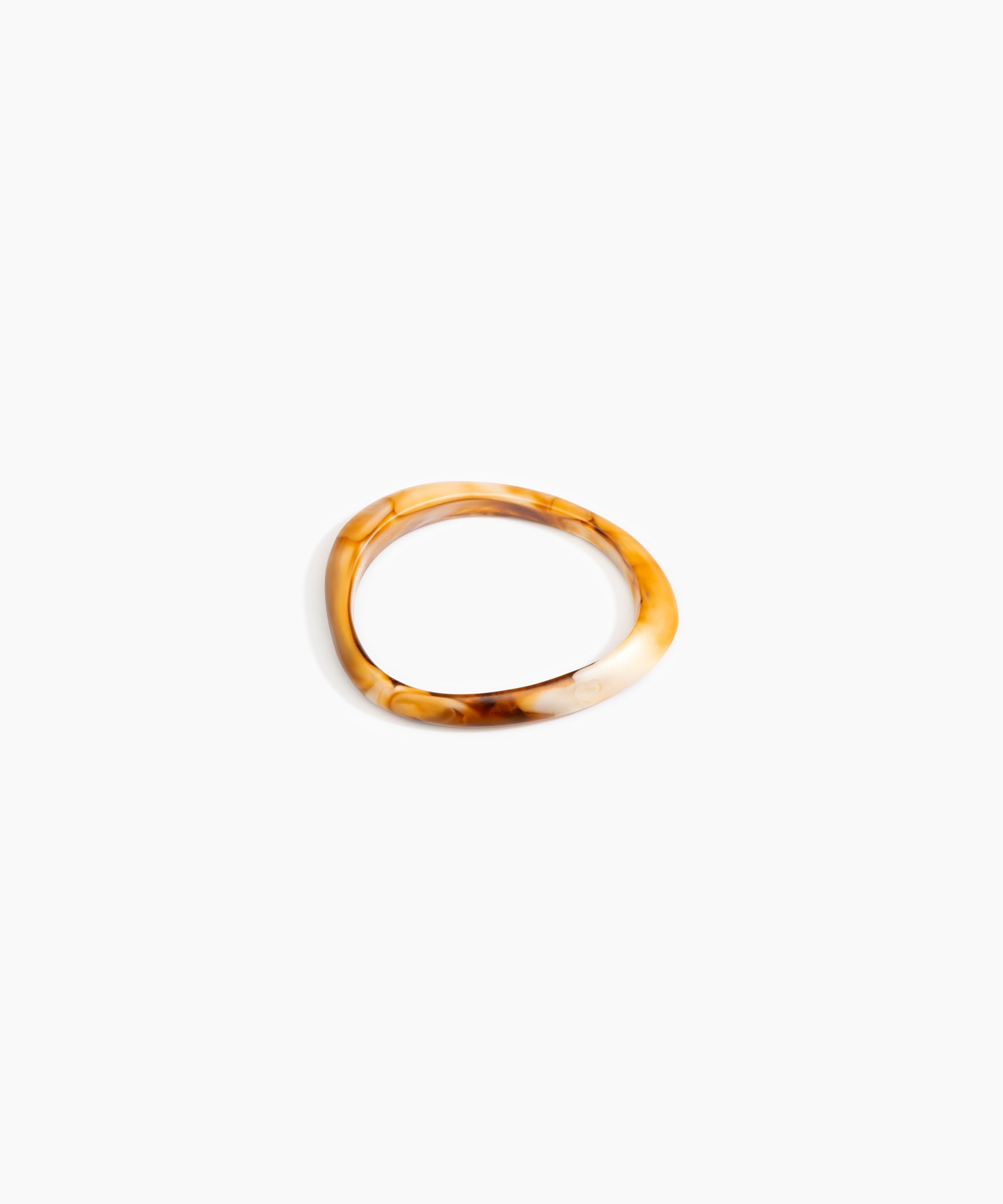 Dinosaur Designs SBRCKWBN rock wishbone bangle LIGHT HORN.