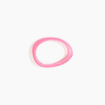 Dinosaur Designs Rock Wishbone Bangle in Parakeet Colour resin with Wide Fit.