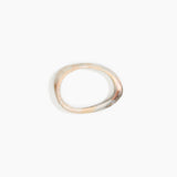 Dinosaur Designs Rock Wishbone Bangle Bracelets in Sandy Pearl Colour resin with Wide Fit