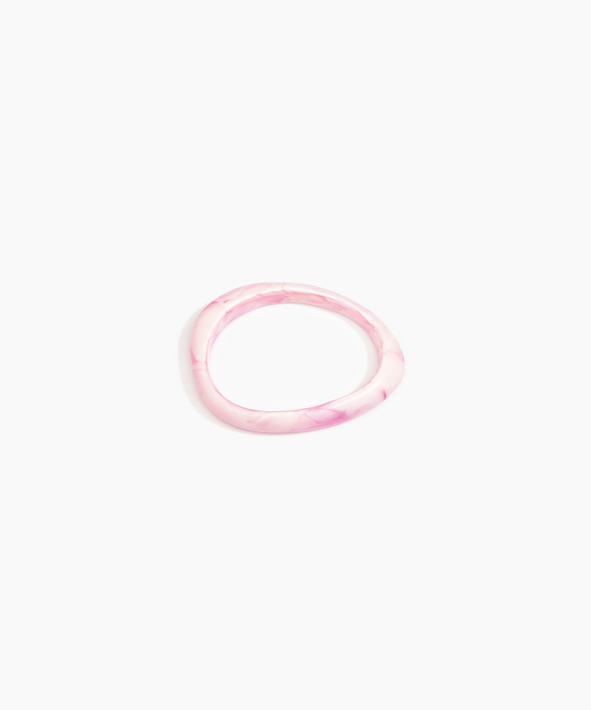 Dinosaur Designs SBRCKWBN rock wishbone bangle SHELL PINK