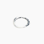 Dinosaur Designs SBRCKWBN rock wishbone bangle WHITE MARBLE..
