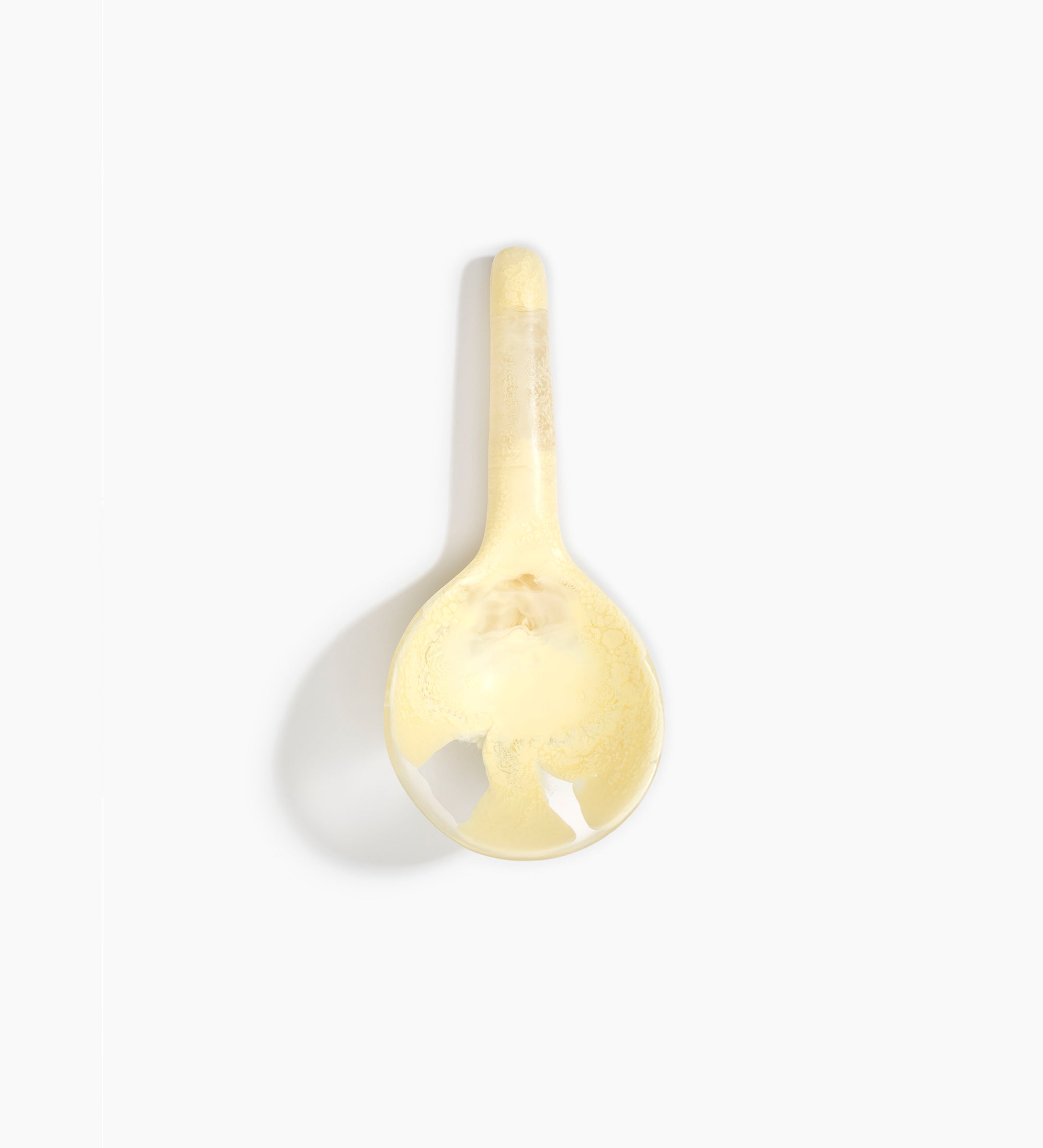 Dinosaur Designs Large Round Spoon Tableware in Lemon Colour resin