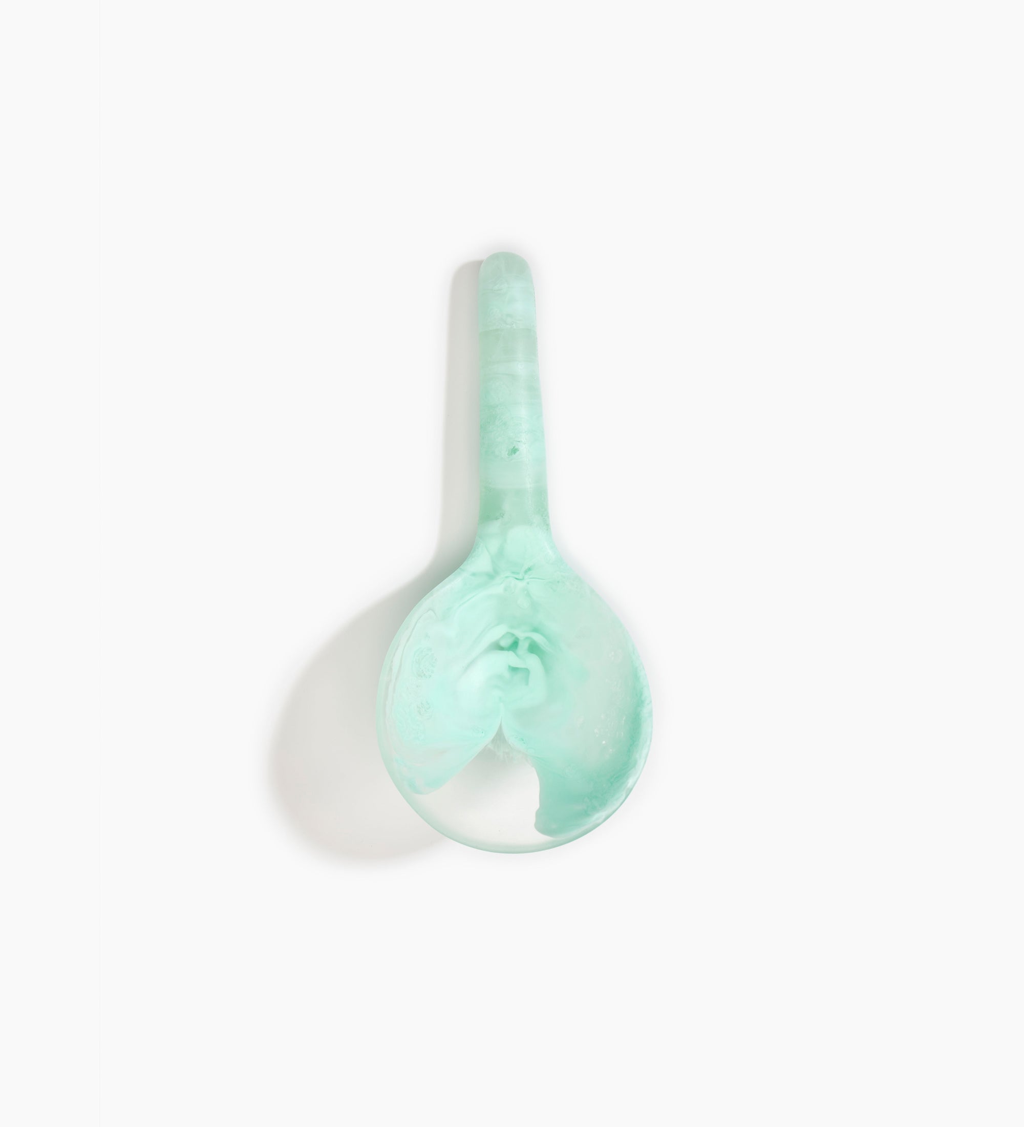 Dinosaur Designs Large Round Spoon Tableware in Mint Colour resin