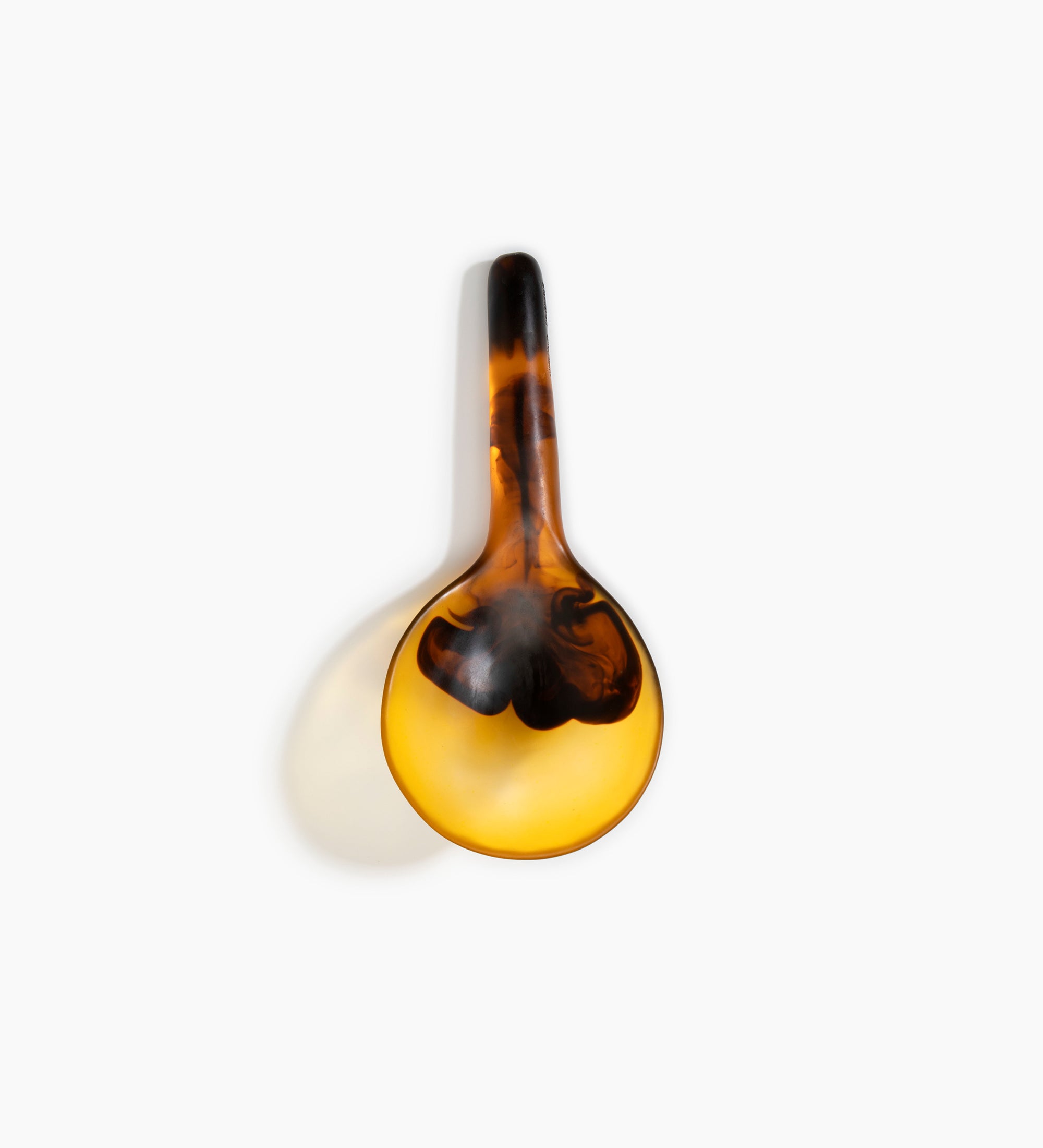 Dinosaur Designs Large Round Spoon Tableware in Tortoise Colour resin