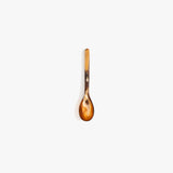 Dinosaur Designs Stone Spoon Tableware in Dark Horn Colour resin