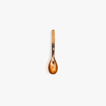 Dinosaur Designs Stone Spoon Tableware in Dark Horn Colour resin