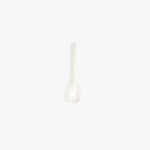 Dinosaur Designs Stone Spoon Tableware in Snow Swirl Colour resin