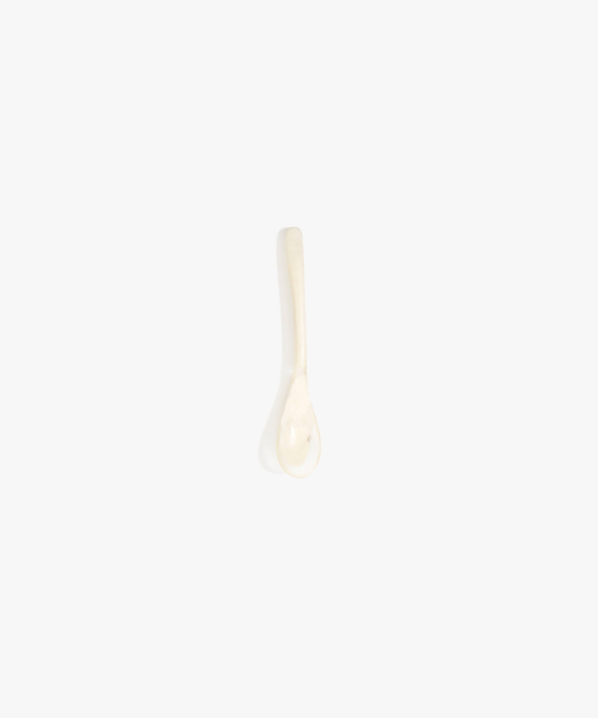 Dinosaur Designs Shell Spoon in Chalk Swirl Colour resin
