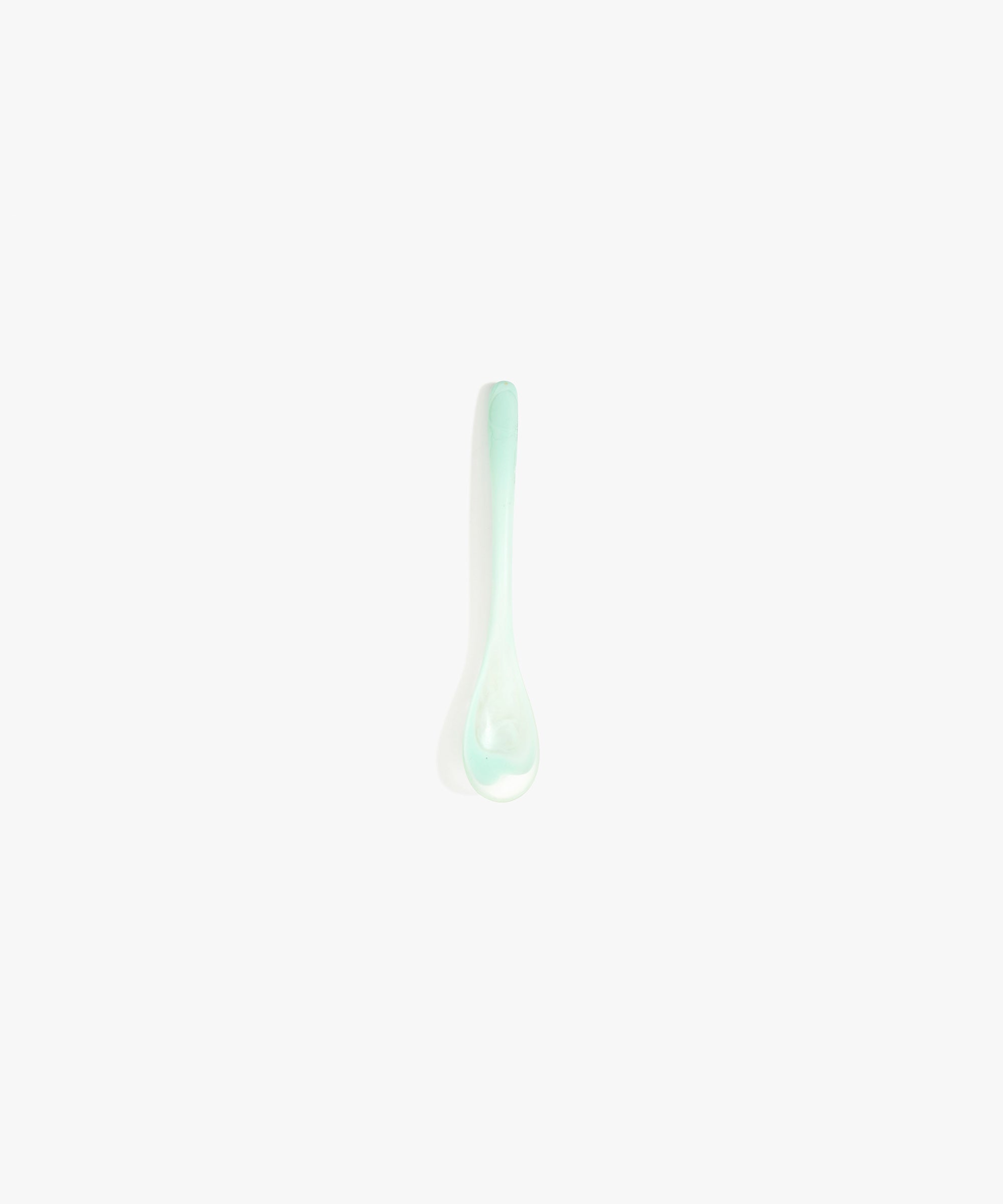 Dinosaur Designs Shell Spoon in Mint Colour resin