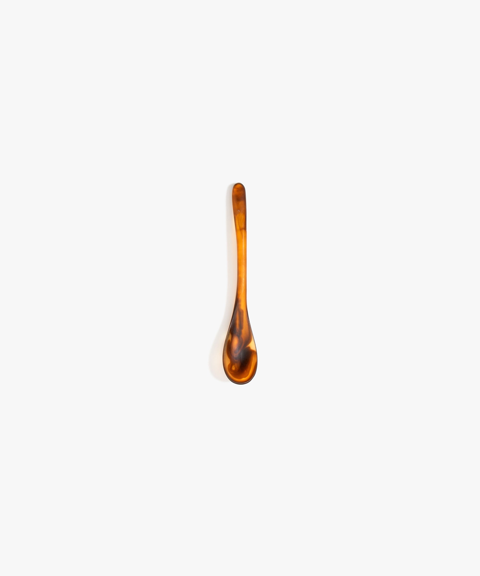 Dinosaur Designs Shell Spoon in Tortoise Colour resin