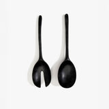 Dinosaur Designs Long Stone Servers in Black Colour resin.