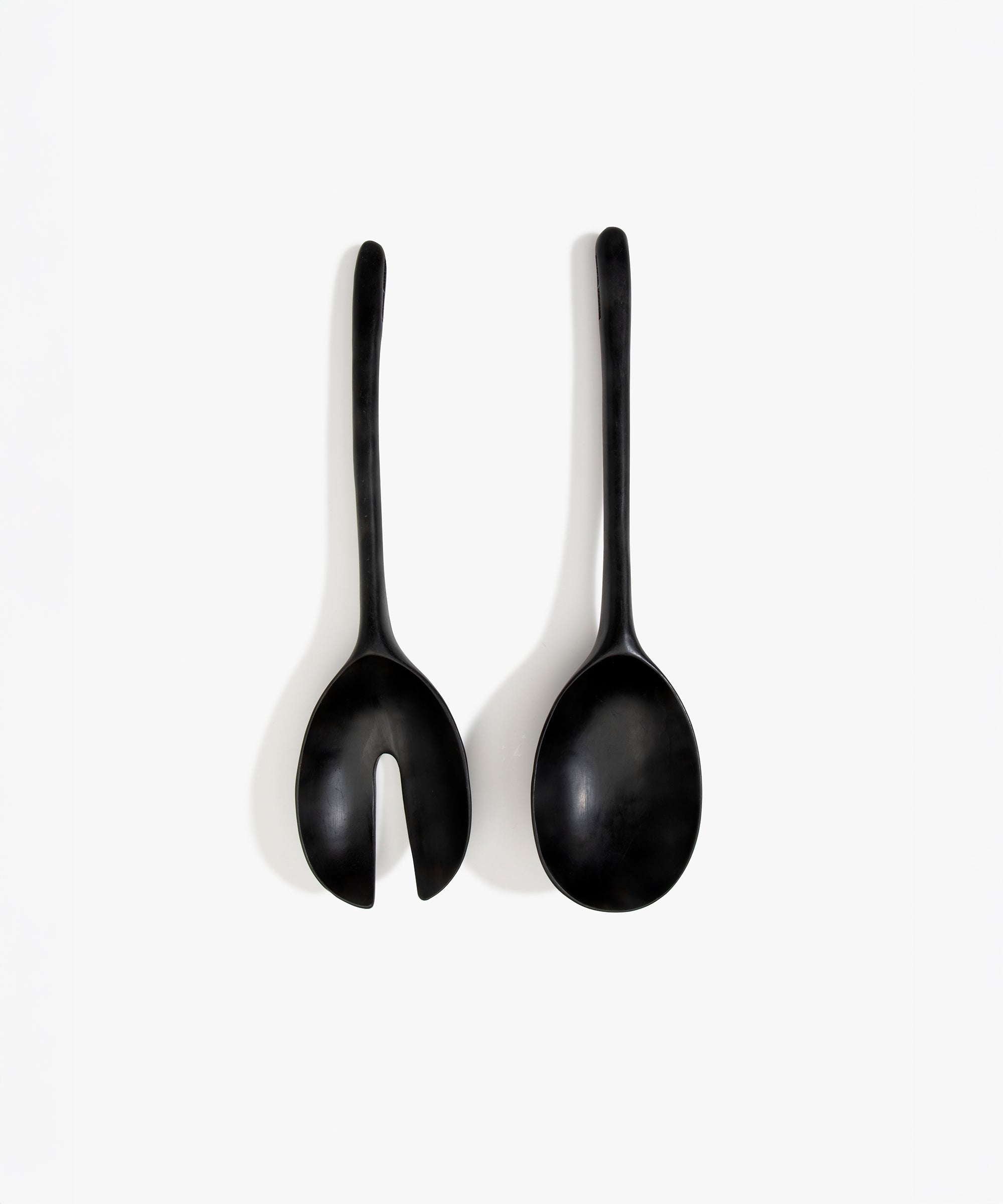 Dinosaur Designs Long Stone Servers in Black Colour resin.