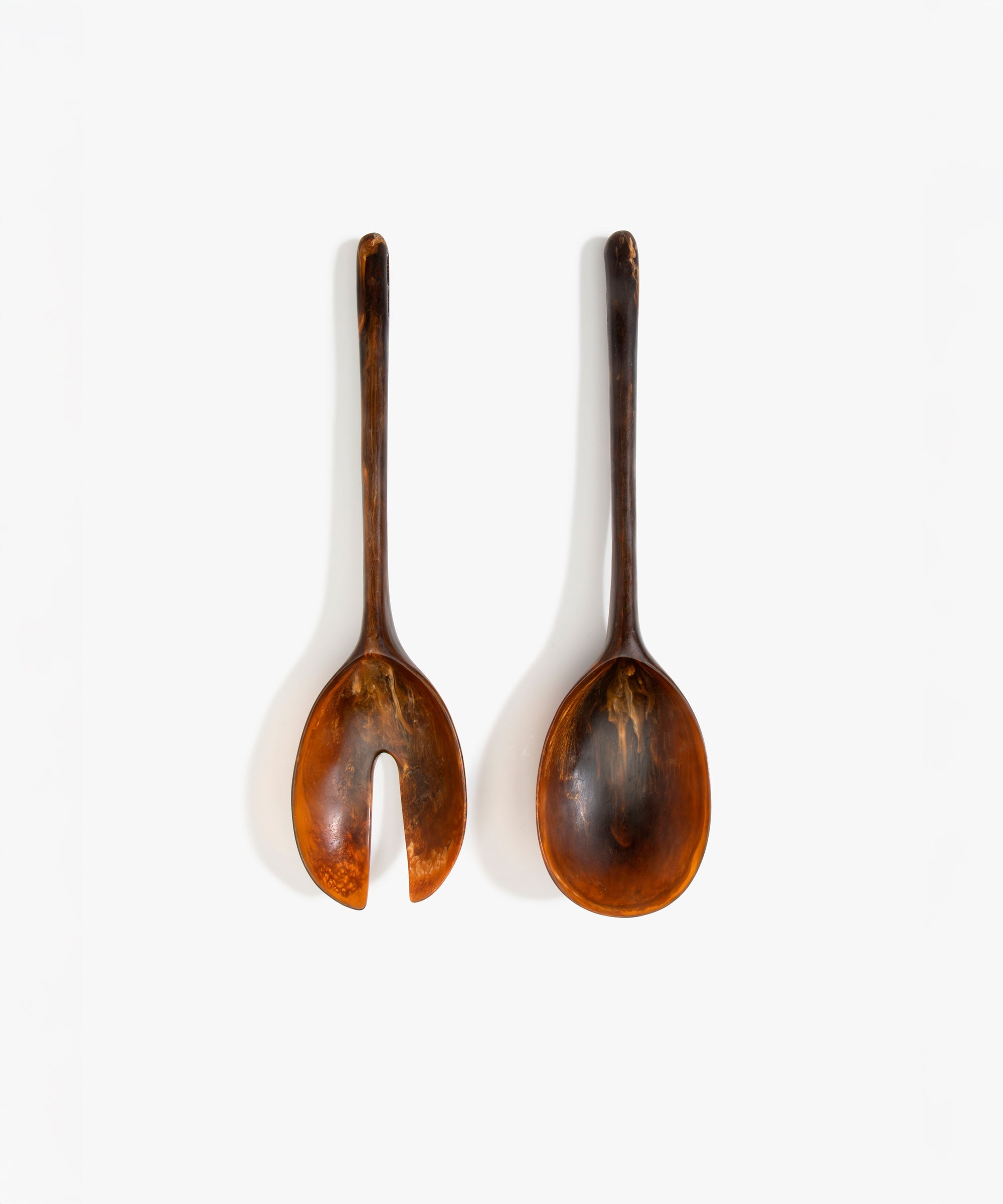 Dinosaur Designs Long Stone Servers in Dark Horn Colour resin...