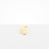 Dinosaur Designs Small Chestnut Vase in Cream Colour resin