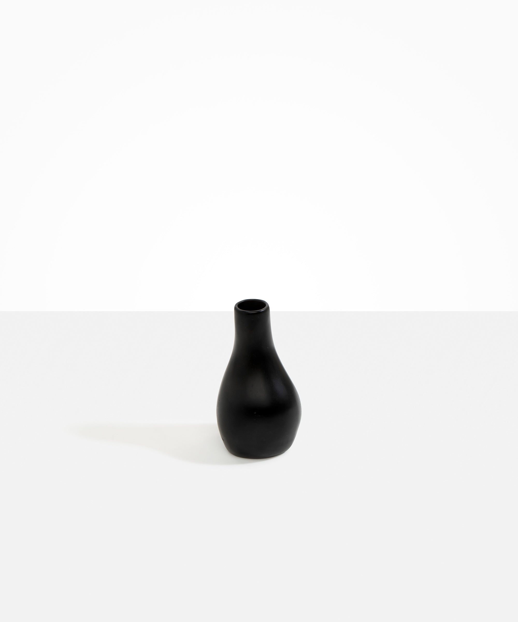 Dinosaur Designs Medium Liquid Vase in Black Colour resin..