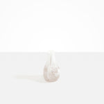 Dinosaur Designs Medium Liquid Vase in Snow Swirl Colour resin