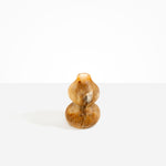Dinosaur Designs Lotus Seed Vase in Light Horn Colour resin