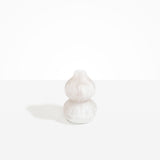 Dinosaur Designs Lotus Seed Vase in Snow Swirl Colour resin